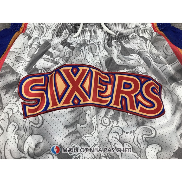 Short Philadelphia 76ers Special Year of The Tiger Blanc